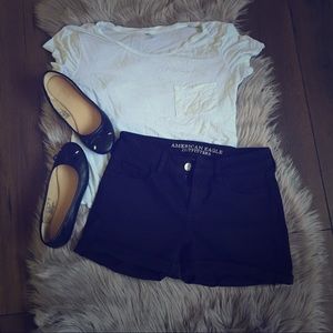AEO black shorts